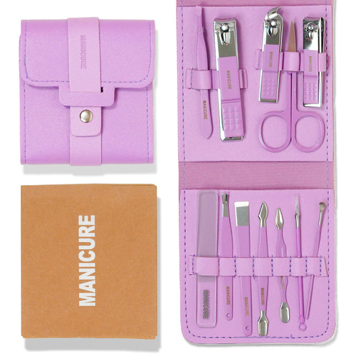  Manicure Travel Kit - Purple by OTHER sold by DTK Nail Supply