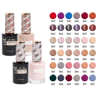 LDS Healthy Gel & Lacquer Part 2: 037-072 (36 Colors)