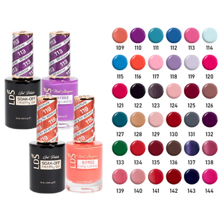 LDS Healthy Gel & Lacquer Part 4: 109-144 (36 Colors)