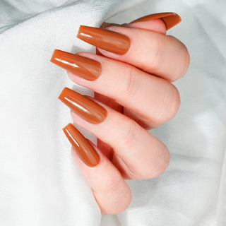Lavis Gel Nail Polish Duo - 261 Brown Colors - Caramel Apple