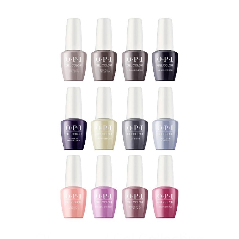 OPI Iceland Gel Color Collection (12 Colors): I53, 54, 55, 56, 57, 58, 59, 60, 61, 62, 63, 64