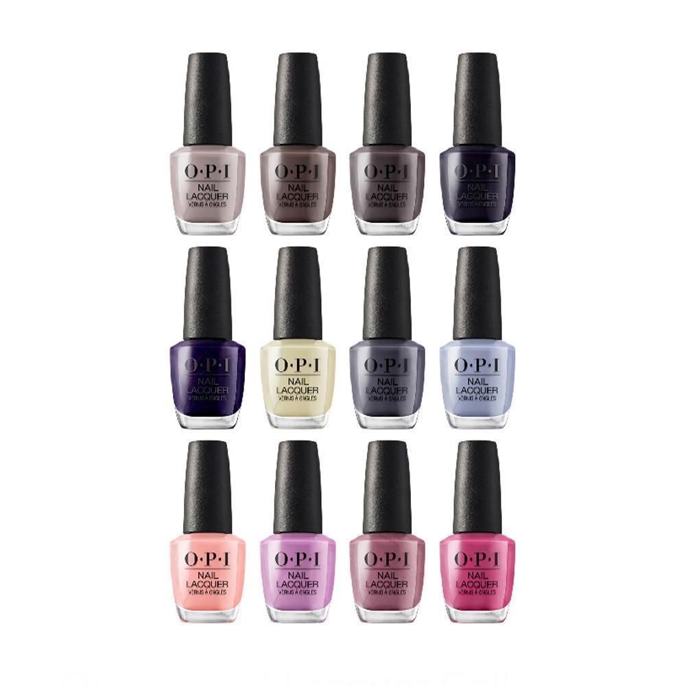 OPI Iceland Nail Lacquer Collection (12 Colors): I53, 54, 55, 56, 57, 58, 59, 60, 61, 62, 63, 64