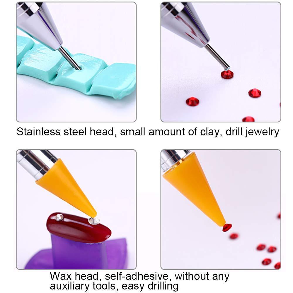 2020 New Dual-Ended Nail Wax Dotting Tool Rhinestones Picker Pen, Nail Art  Dotting Pen - China Wax Pen Tool and Picking Rhinestone Pencil price