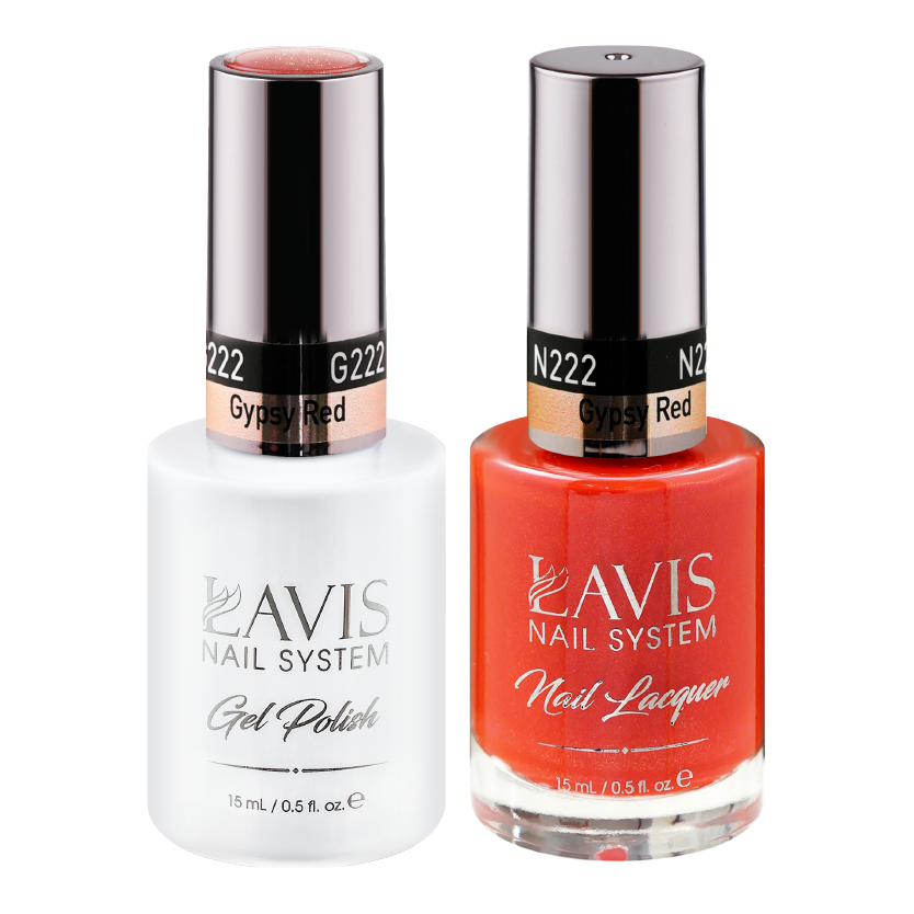 LAVIS Holiday Gift Bundle Set 23: 7 Gel & Lacquer, 1 Base Gel, 1 Top Gel - 217; 219; 220; 222; 225; 226; 228