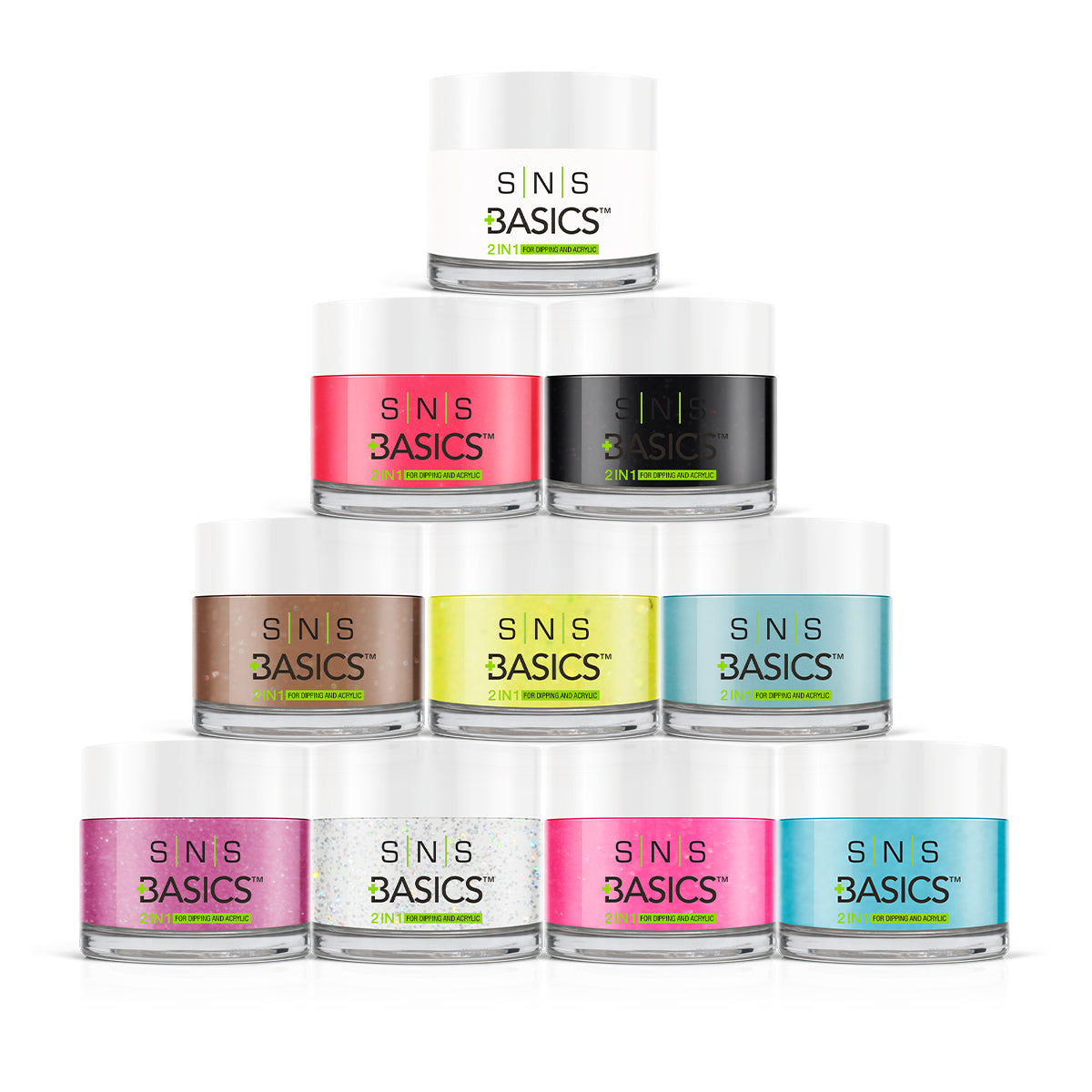 SNS Basic Dipping & Acrylic Powder 180 Colors