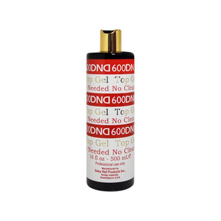 DND 600 No Cleanse Needed Top Gel Refill size 16oz (500ml)