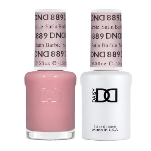 DND Gel Nail Polish Duo - 889 Satin Barbie - DND Sheer Collection