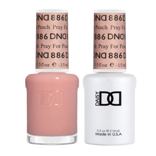 DND Gel Nail Polish Duo - 886 Pray For Peach - DND Sheer Collection